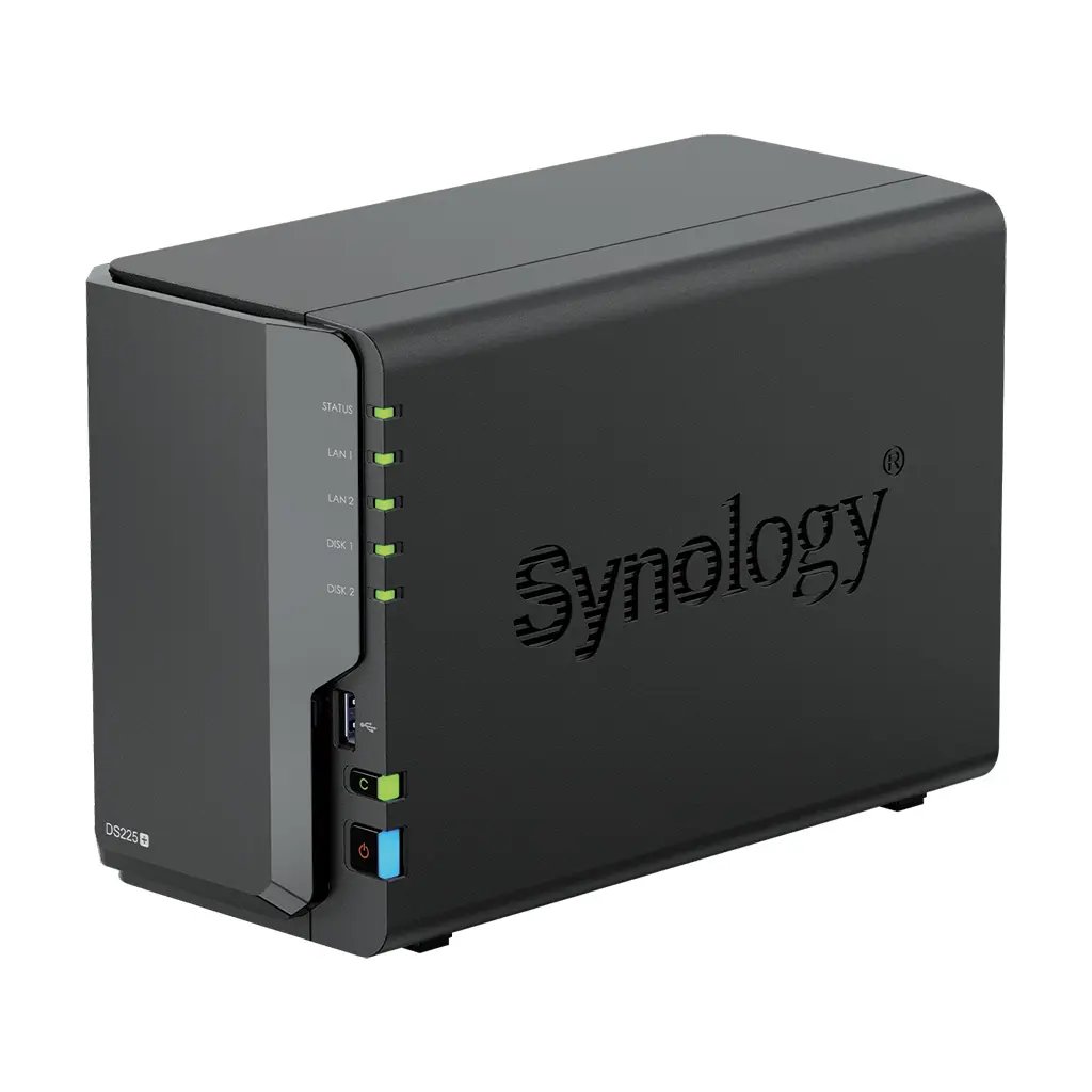 SYNOLOGY DS225+ BAREBONE NETWORK ATTACHED STORAGE WITHOUT HDD UK V1.0